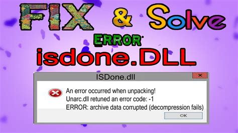 Fixed: Isdone.dll Error When Installing Games in Windows 10.